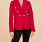 Dolce Cabo - Double Breasted Velvet Blazer