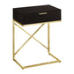 Accent Side Table with Storage Drawer, Spacious Tabletop, Contemporary Design