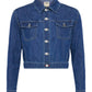 L'Agence - Koda Cropped Denim Jacket