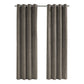 2 Pieces Set Room Darkening Curtain Panels with Grommet - Contemporary Style