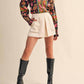 &Merci - Printed Border Trim Top