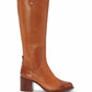 Vince Camuto - Women's Zemmy Leather Knee High Block Heel Comfortable Boots