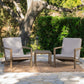Celestaria 3 Piece Outdoor Chat Set with Adirondack Chairs