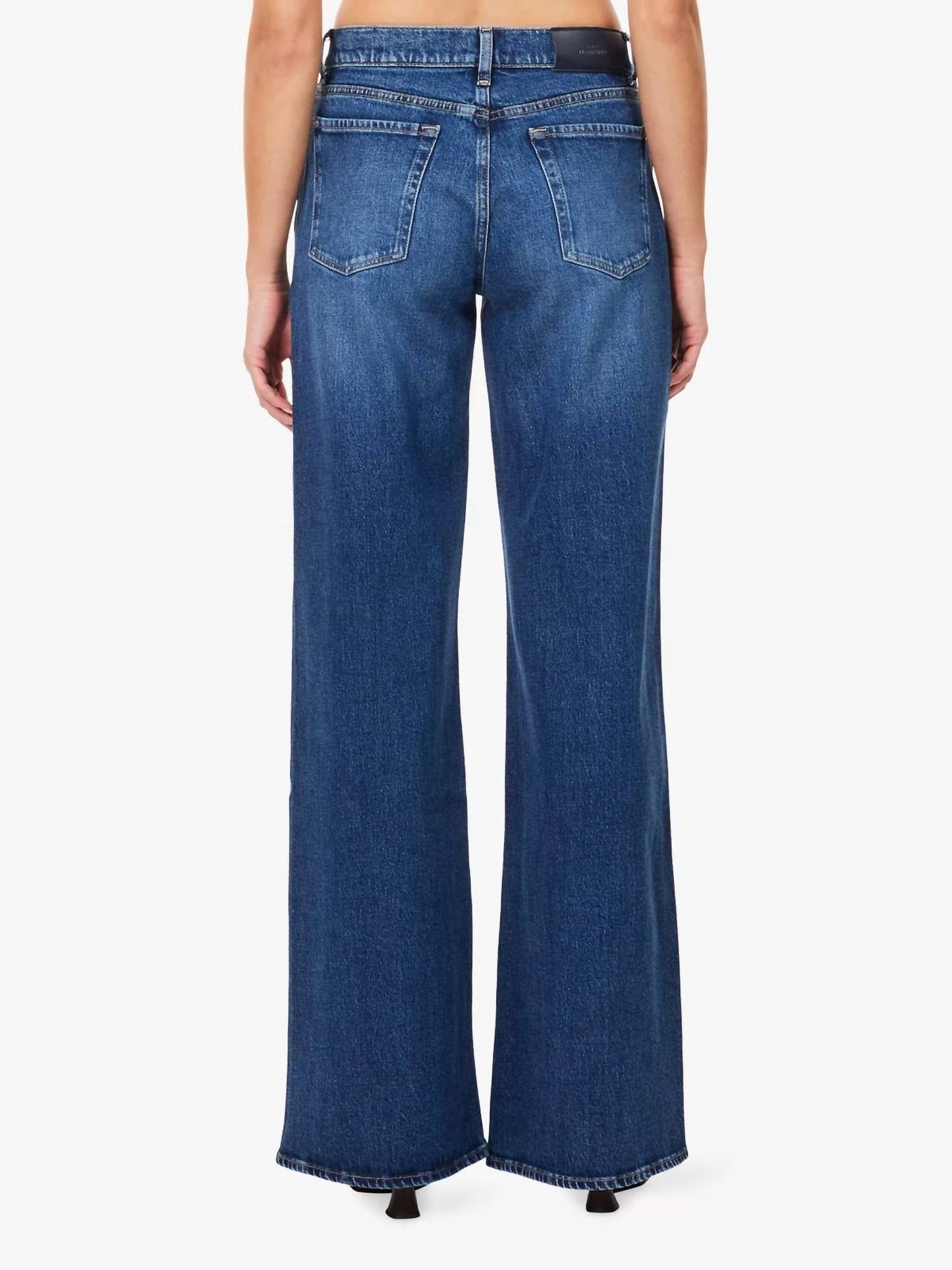 7 For All Mankind - Twisted Lotta With Studs Wide Leg Jeans