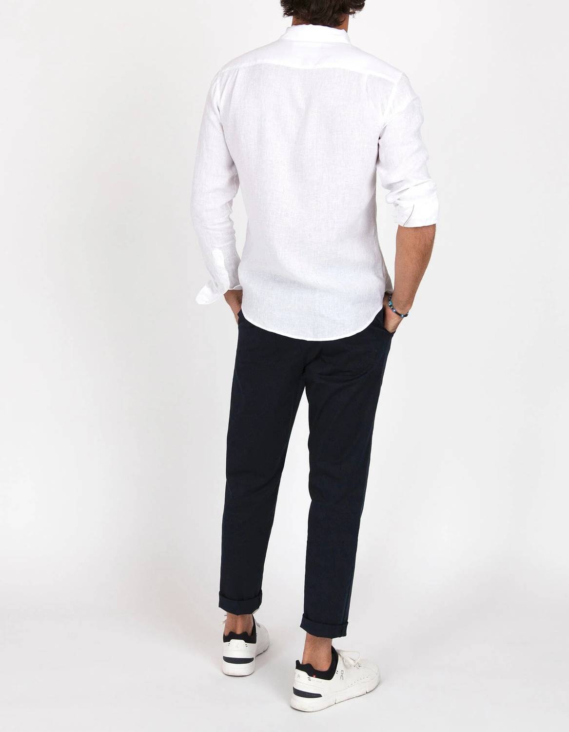 Mackeene - Men's Fabio Linen Button-up Shirt