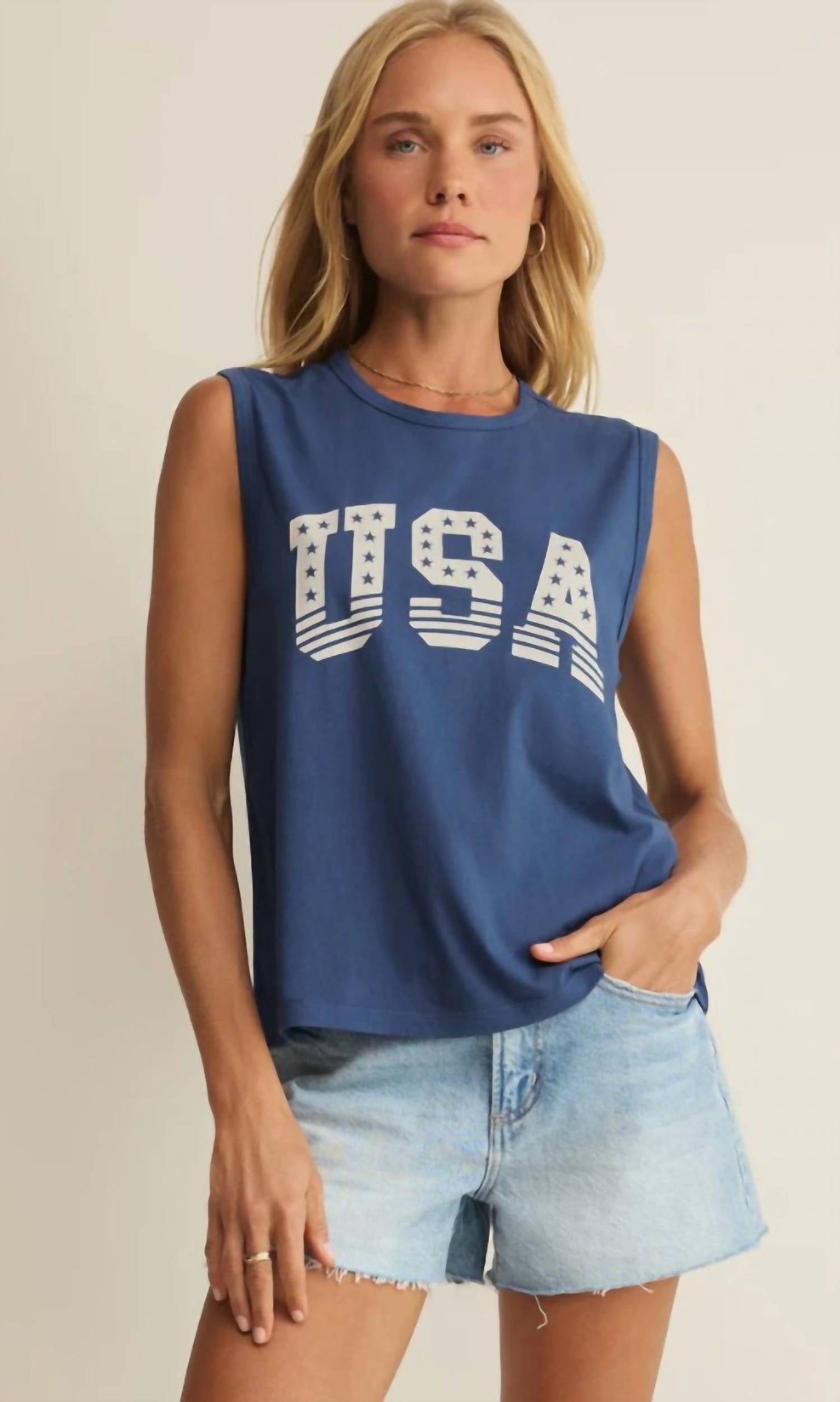 Z Supply - STARS AND STRIPES MUSCLE TANK