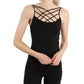 Aaaaa Fashion - Strappy Criss Cross Seamless Cami