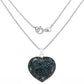 1.25 Carat Genuine Blue Diamond .925 Sterling Silver Pendant