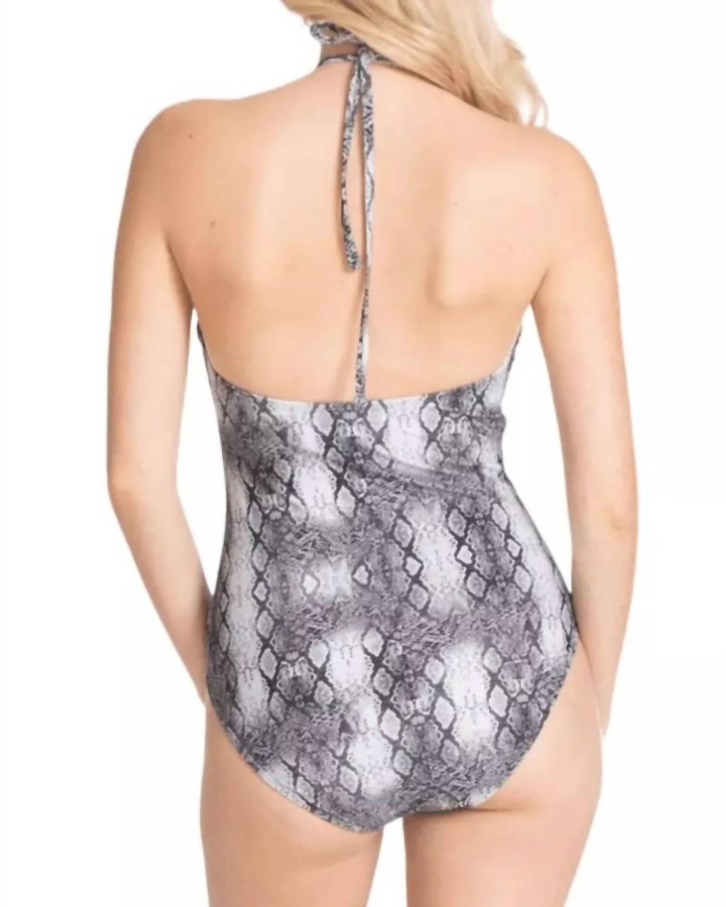 Rachel Roy - Ruched Halter One Piece Swimsuit