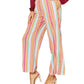 Double Take - Chic Striped Pants With Pockets