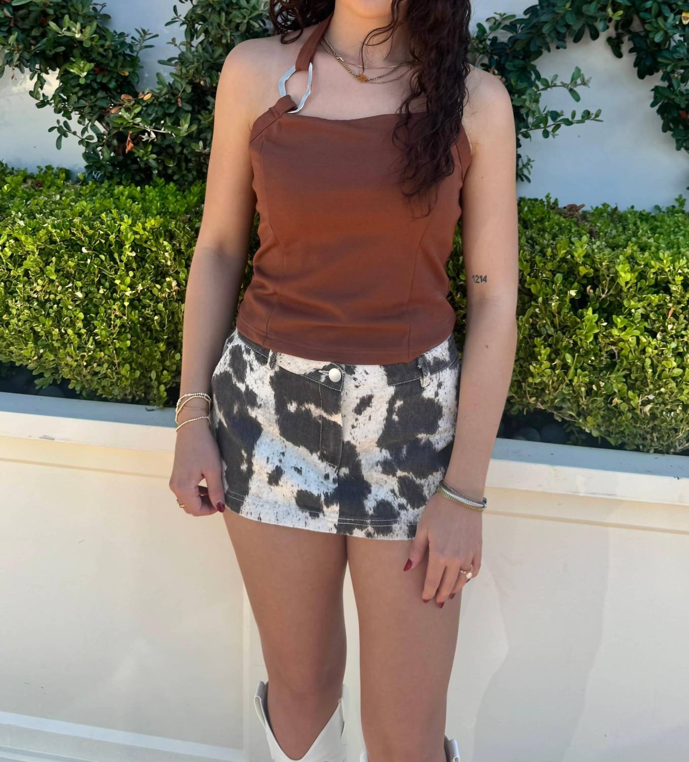 Adeline - Moo Moo Mini Skort