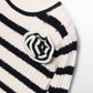 Abel & Lula - Girl's Knit Striped Turtleneck Sweater