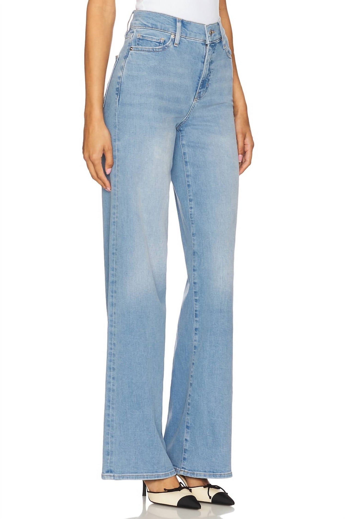 Frame - Le Slim Palazzo Wide Leg Jeans