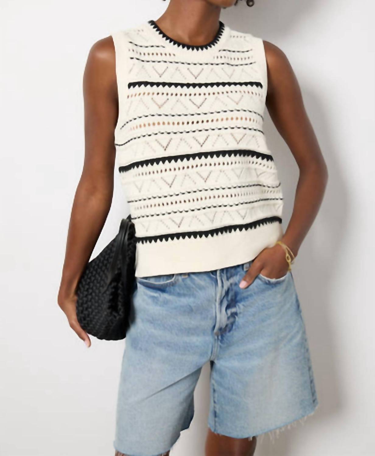 Varley - Athena Pointelle Knit Vest
