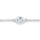 1.80 Carat Genuine Blue Topaz .925 Sterling Silver Bracelet
