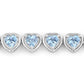 10.50 Carat Genuine Blue Topaz .925 Sterling Silver Bracelet