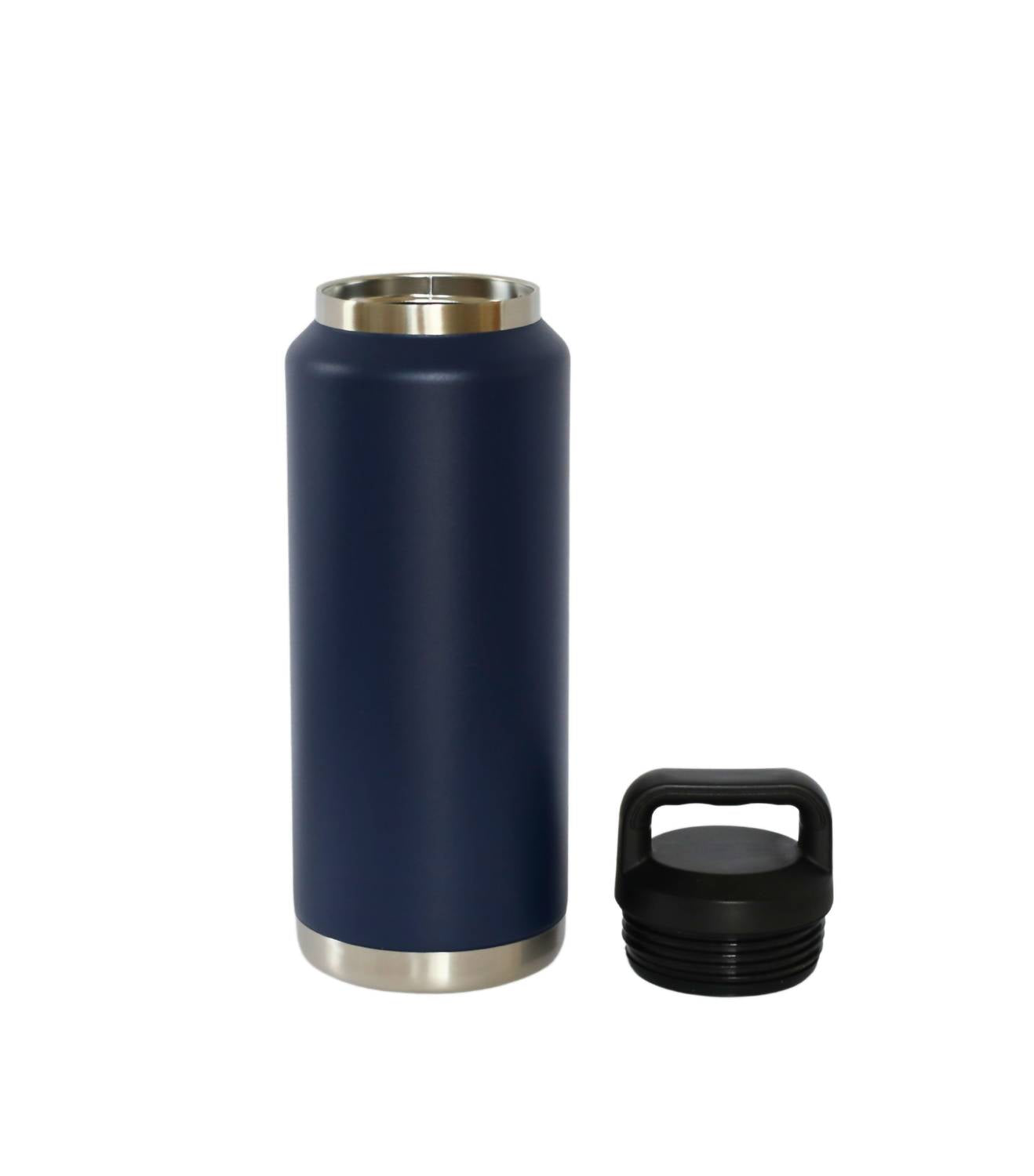 Creative Gifts International - Stainless Steel Twist-Off Cap Water Bottle