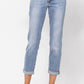 Judy Blue - Mid Rise Boyfriend Denim Jeans - Plus