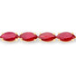 9.50 Carat Genuine Ruby 14K Yellow Gold Bracelet