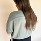 Liquid Energy Apparel - Modal Oversized Cropped Crew Sweatshirt
