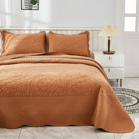 MarCielo Cotton Oversized Bedspread Coverlet Set  QueenKingTwin