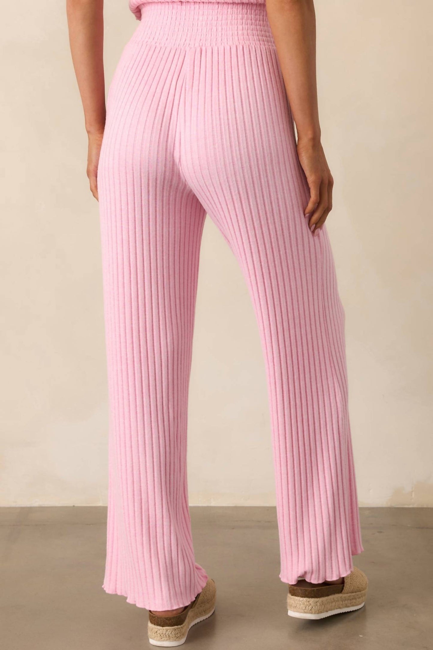 Z Supply - Dawn Smocked Rib Wide Leg Pant
