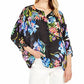 Johnny Was - Maeve Floral Print Long Sleeve Button Tunic