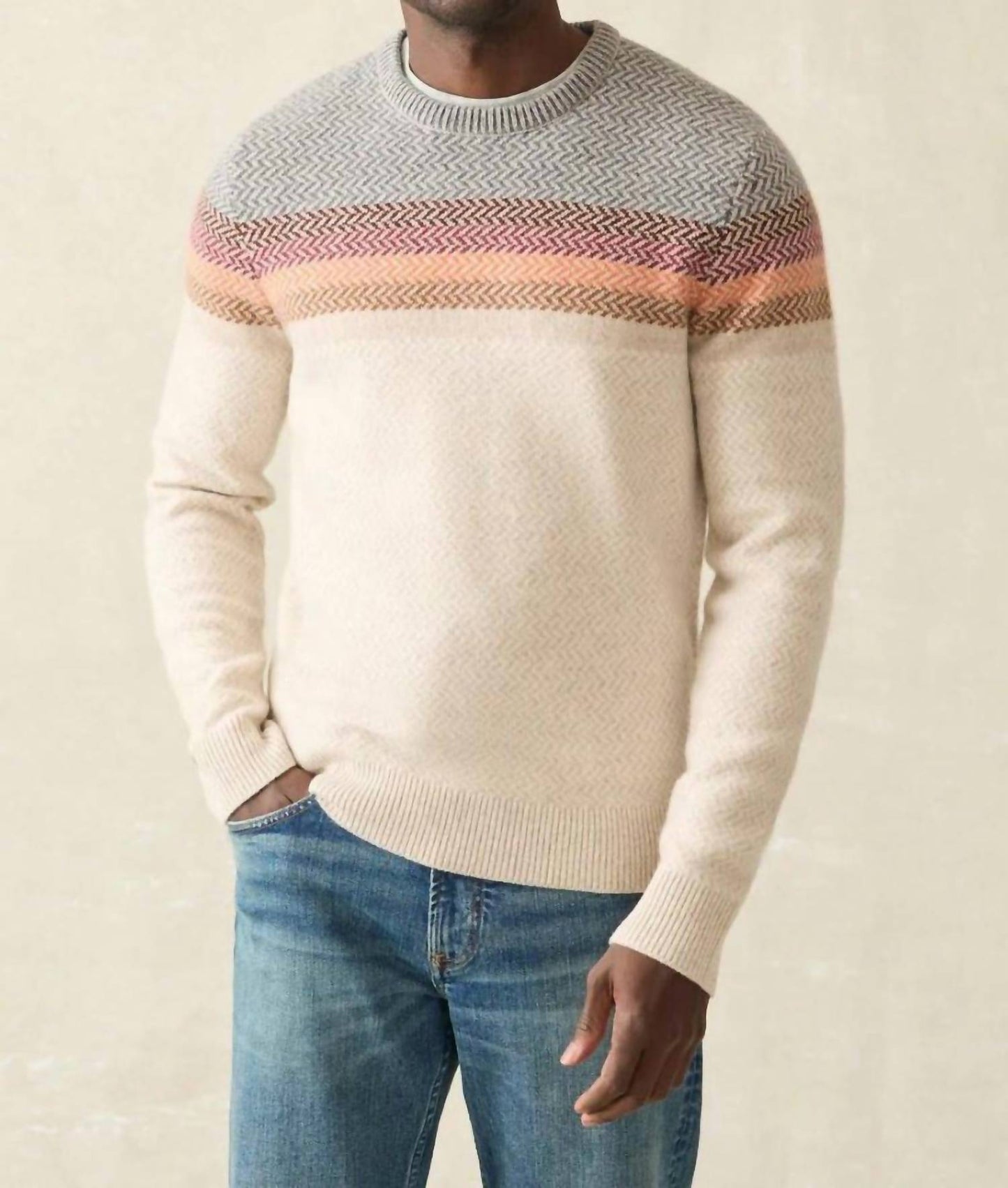 Faherty - Donegal Ombré Crew Neck Tee