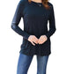 Basic Bae - Luxe Long Sleeve Top With Pockets