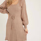 Bluivy - Café au Lait Sweater Dress