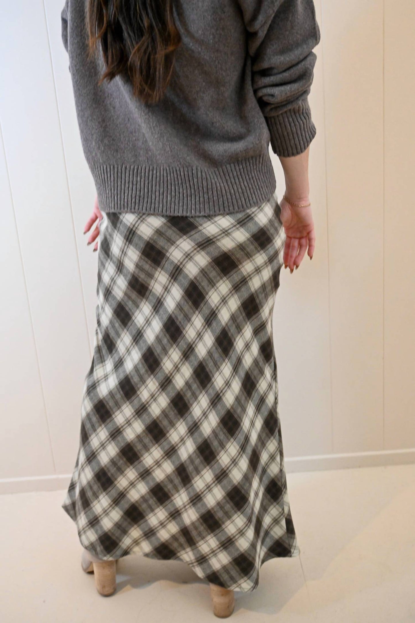 Z Supply - Women's Grand Avenue Plaid Flannel Midi Skirt