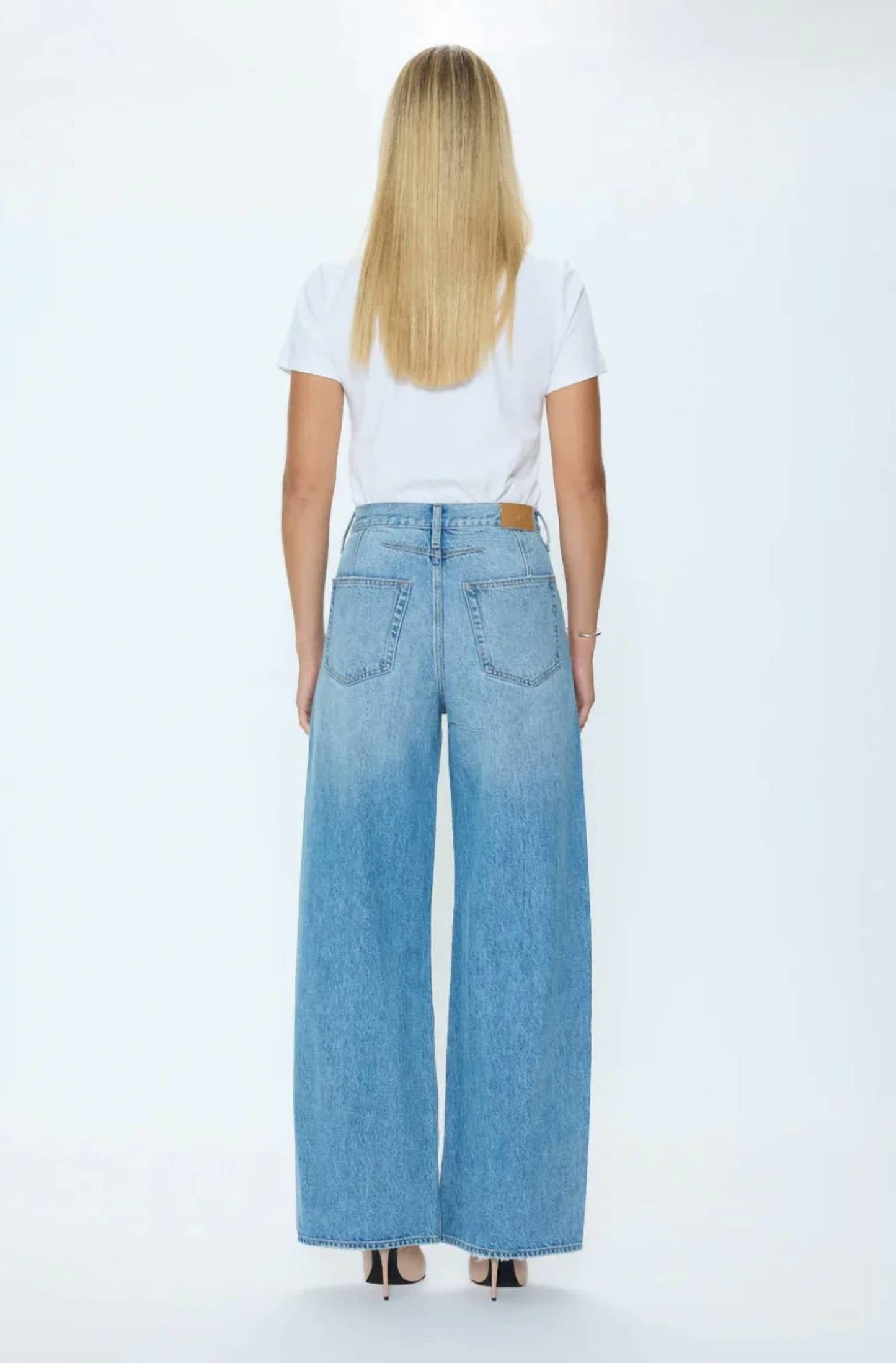 Pistola - Sydney Bowed Wide Leg Jean