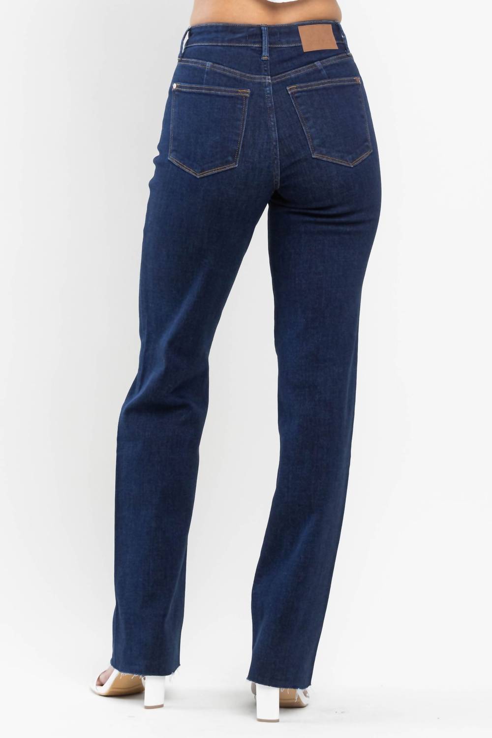 Judy Blue - High Waist Vintage & Back Darts Detail Straight Denim Jeans