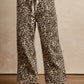 Bibi - Leopard Print Drawstring Pants