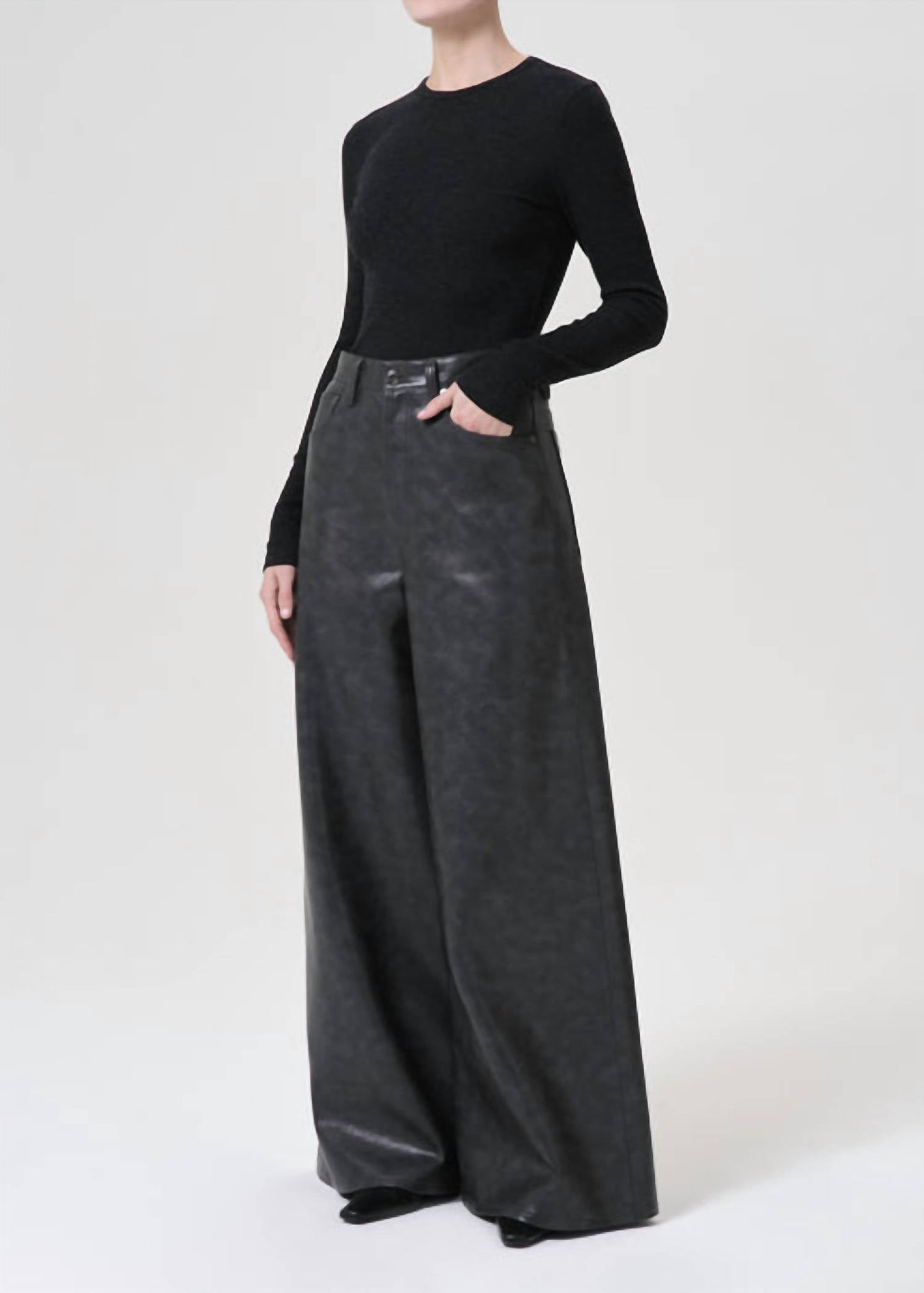 Agolde - Delphi Slim Ribbed Tee