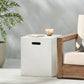 Modern Tank Holder Side Table With Smooth Concrete Surface