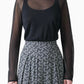 Akris - Sheer Overlay Silk Sweater Tank