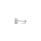 1 cttw Certified IGI Lab Grown Round Diamond Stud Earrings 14k White Gold (G/VS2)
