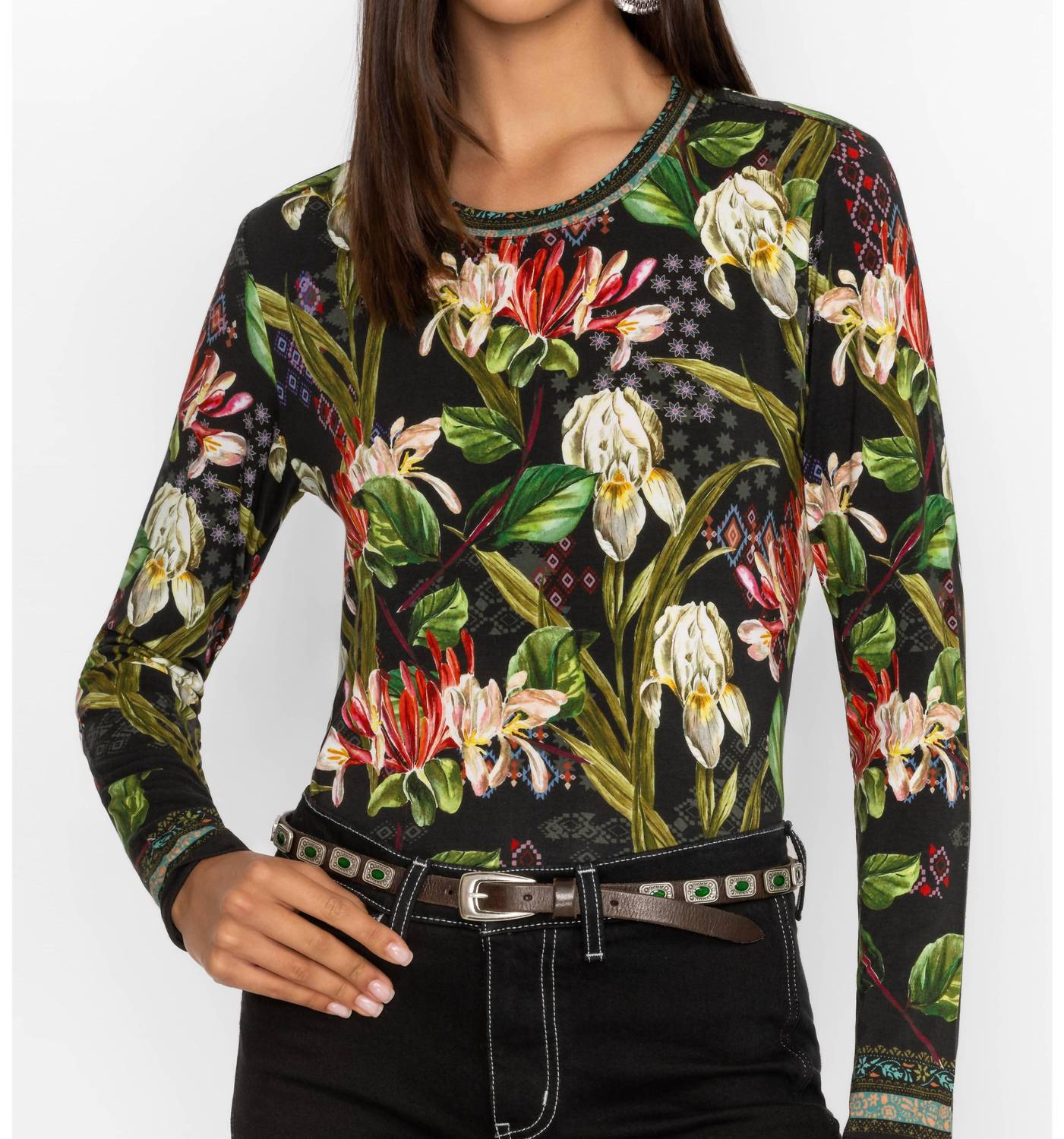 Johnny Was - The Janie Favorite Long Sleeve Crew