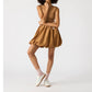 Steve Madden - Palermo Mixed Media Bubble Hem Sleeveless Dress