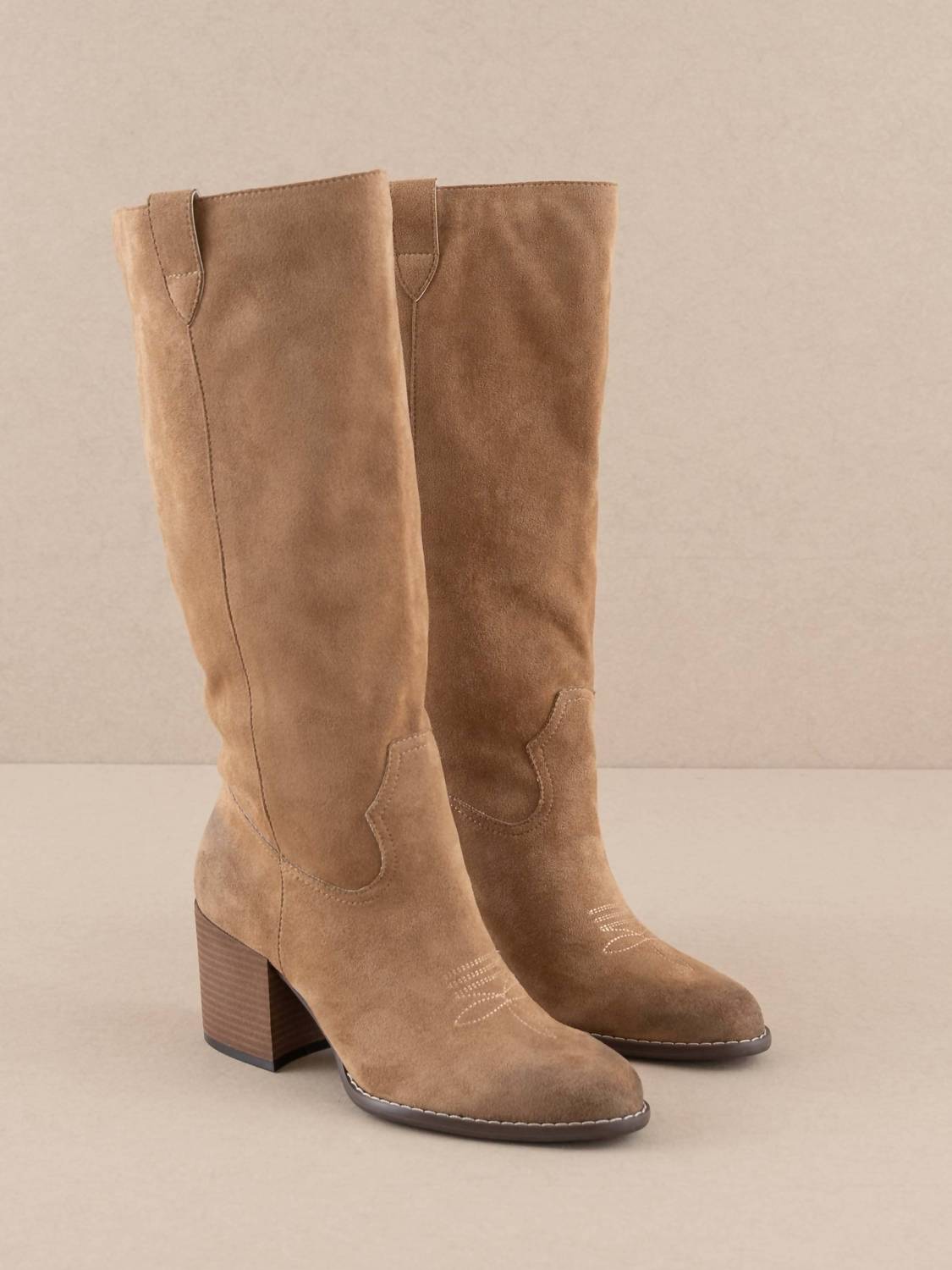 Oasis Society - The Roxanne High Knee Western Bucket Boot