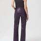 Agolde - Recycled Leather Relaxed Bootcut Leg Pants
