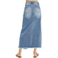 Risen - Midi-Maxi Denim Skirt