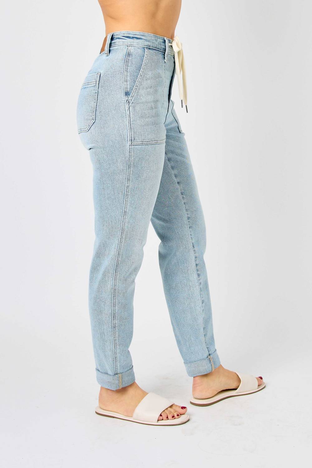 Judy Blue - High Waist Vintage Double Cuff Jogger