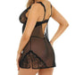 Oh La La Cheri - Jocelyn Mesh and Lace Babydoll