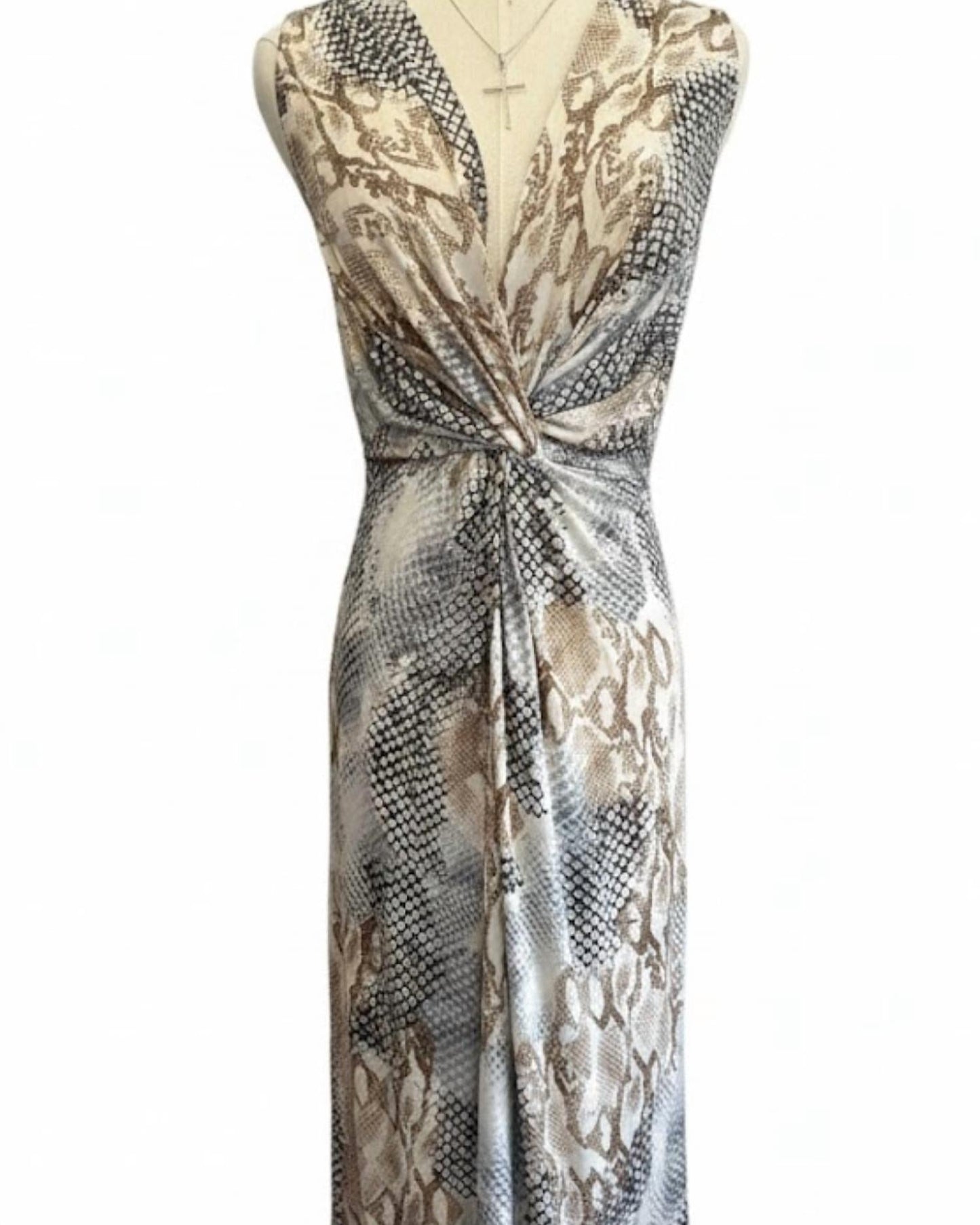 Ariella - Twist Front Maxi Dress