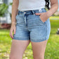 Judy Blue - The Rakell Mid-rise Denim Short