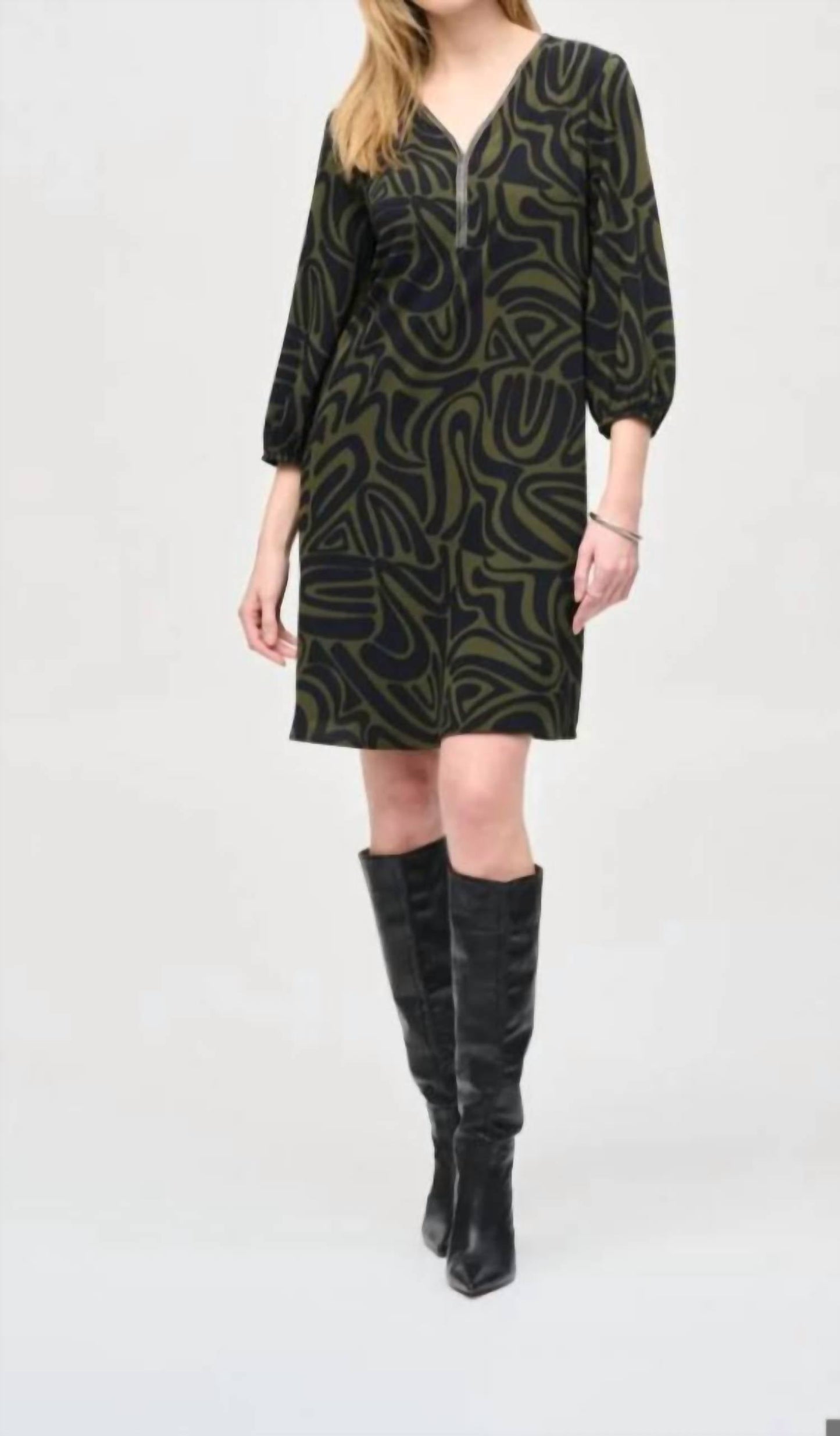 Joseph Ribkoff - Abstract Print Mini Dress