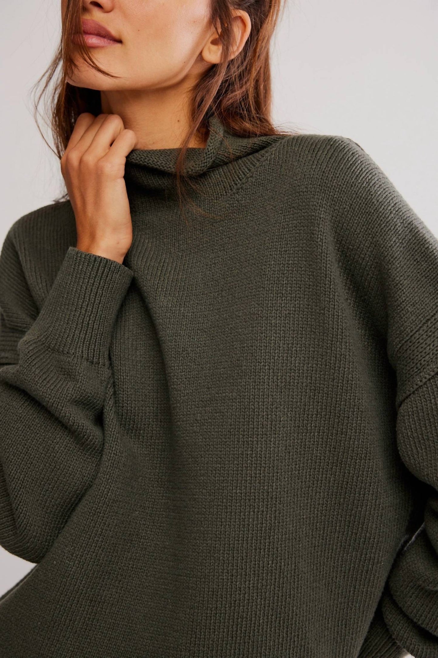 Free People - Torres Roll Neck Pullover Sweater