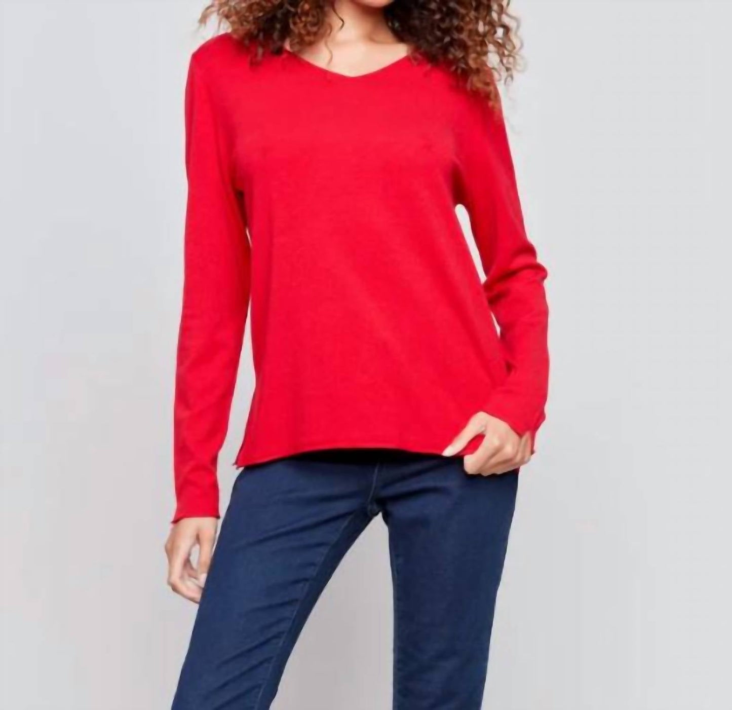 Charlie B - Basic V-neck Sweater